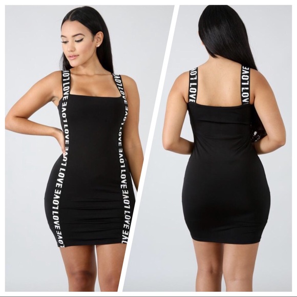 Body-Con Love Dress - Picture 1 of 4